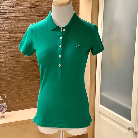 Lacoste🐊 Stretch Cotton Pique Polo - Picture 2 of 4